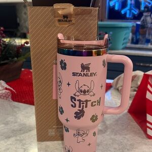 Pink Stitch Tumbler